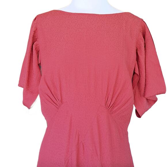 Ted Baker Rose Midi Dress with Tulip Sleeves - Picture 8 of 16